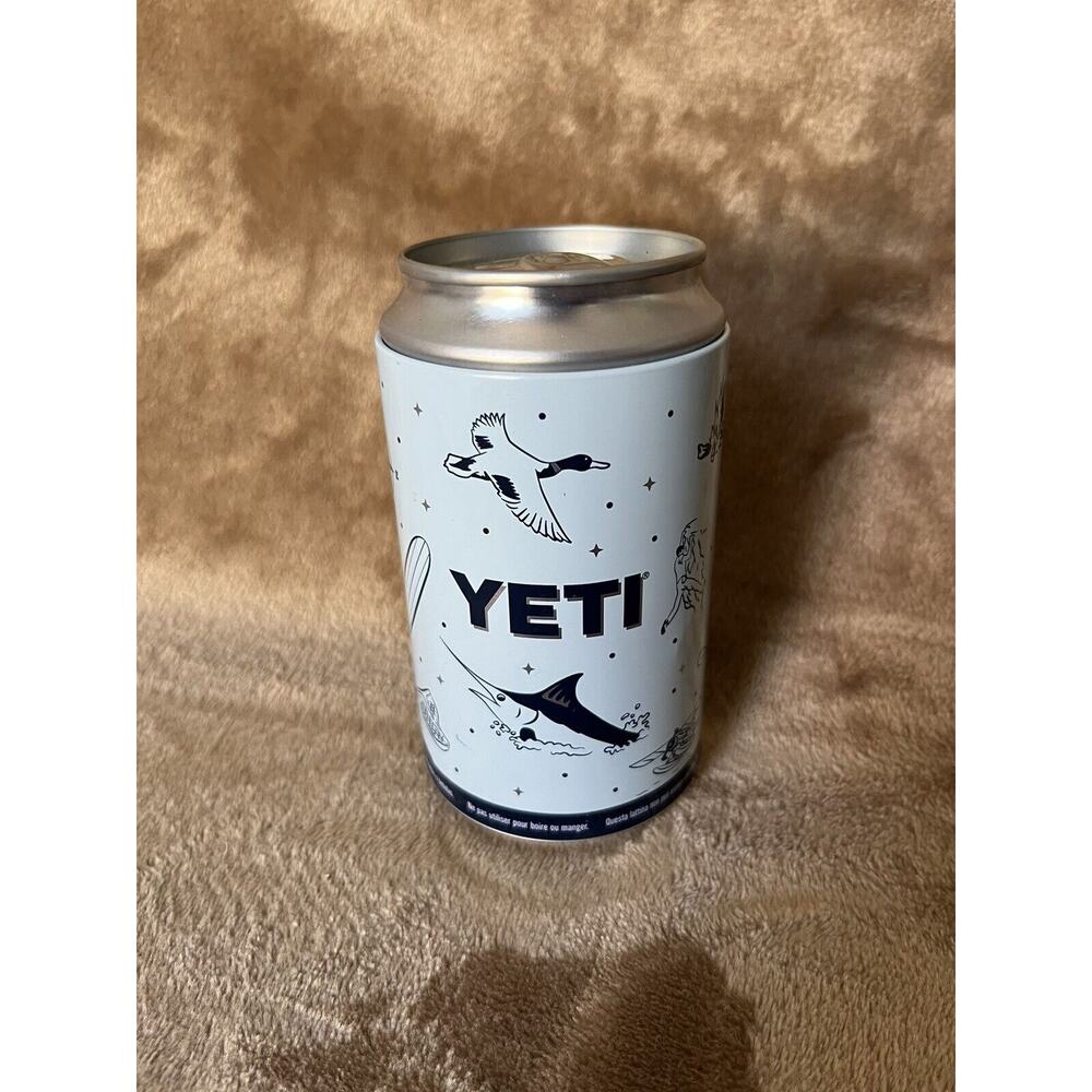 Yeti Limited Edition Blue Empty Pop Top Collectable Hidden Stash Can‎ Storage